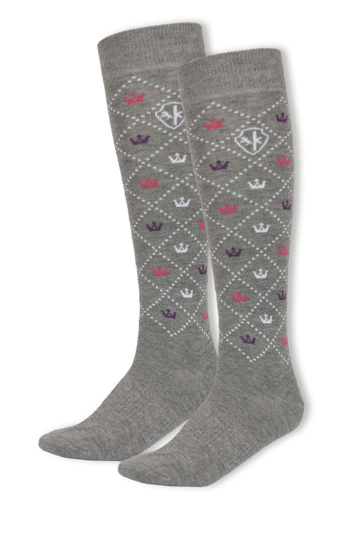 KANTRIE Kniestrümpfe Krone Style